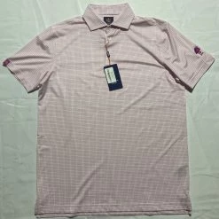 Donald Ross Sport Men's Polo - White/Pink -Cheap Apparel Store 0e2e00 02ed9cee926642e99375c790724d7935mv2