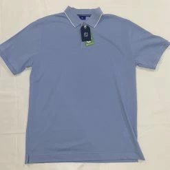 Footjoy 1857 Men's Polo - Baby Blue/White Trim -Cheap Apparel Store 0e2e00 0ad414e1184a4d528ba858027df4158amv2