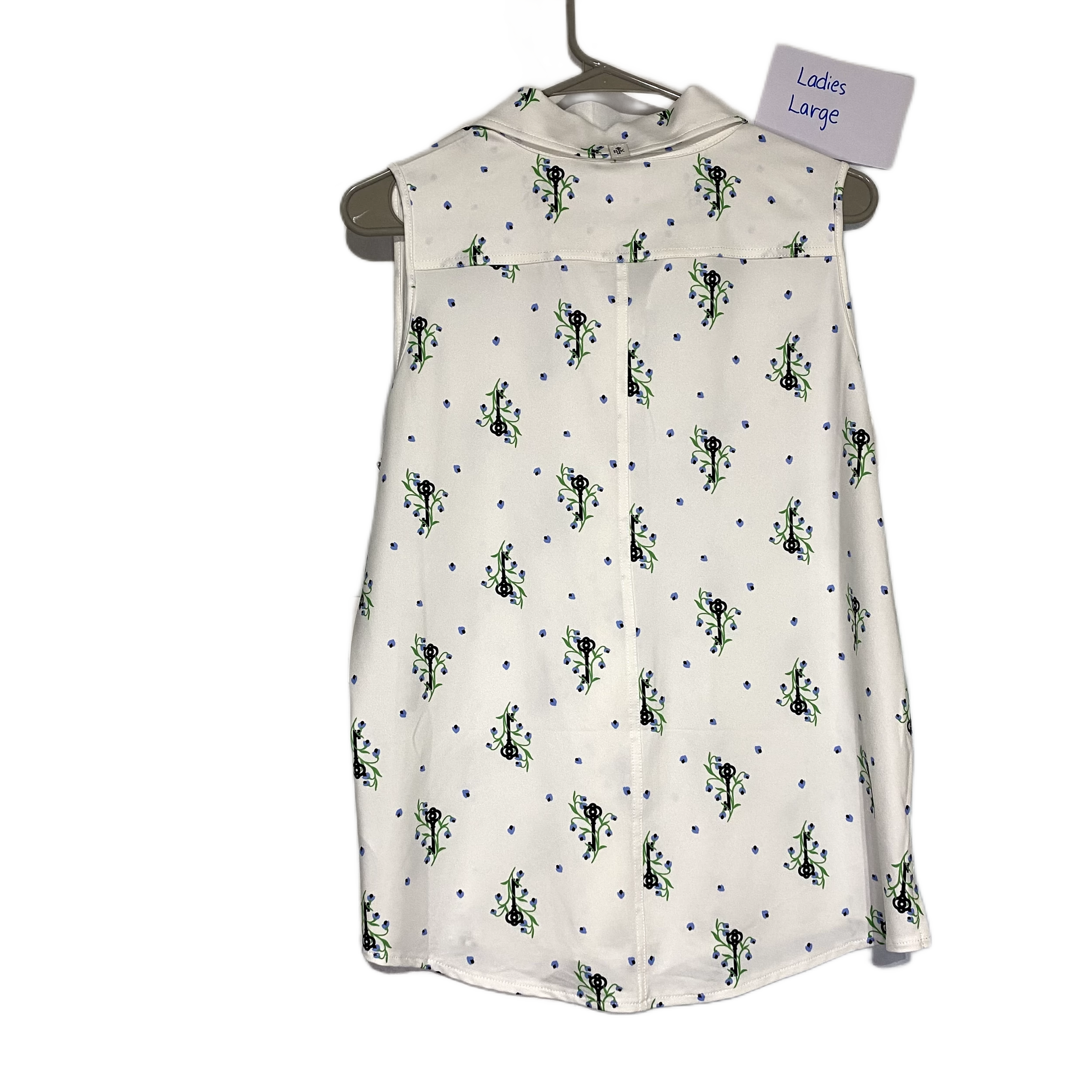 Belyn Key Women's Top - White/Print 4 Belyn Key Women's Top - White/Print - Image 2