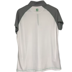 Footjoy Women's Top - White/Gray/Teal -Cheap Apparel Store 0e2e00 18a9ac2a53744de699045cb3ceb939b4mv2