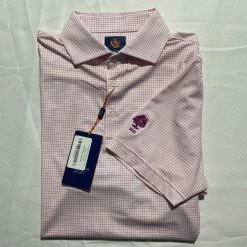 Donald Ross Sport Men's Polo - White/Pink