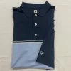 Footjoy Men's Polo - Navy/Baby Blue