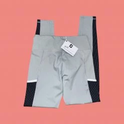 Footjoy Women's Leggings - Small - Gray/Black