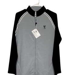 Footjoy Women's Full Zip - Gray/Black