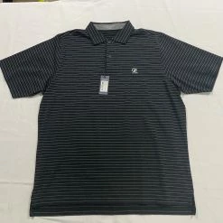 Fairway & Greene Men's Polo - Black/Gray Stripe -Cheap Apparel Store 0e2e00 64be3c2c71f74b01af720cc8981ee7f7mv2