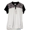 Daily Sports Women's Top - White/Pink Print/Black