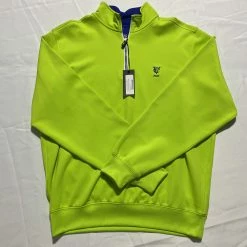 Fairway & Greene Men's Q Zip - Lime Green/Blue -Cheap Apparel Store 0e2e00 7ea01a223c564d0fa4015620364c4cb7mv2