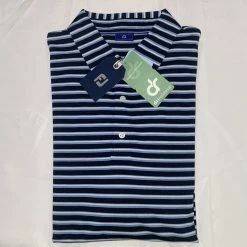 Footjoy 1857 Men's Polo - Navy/Baby Blue/White