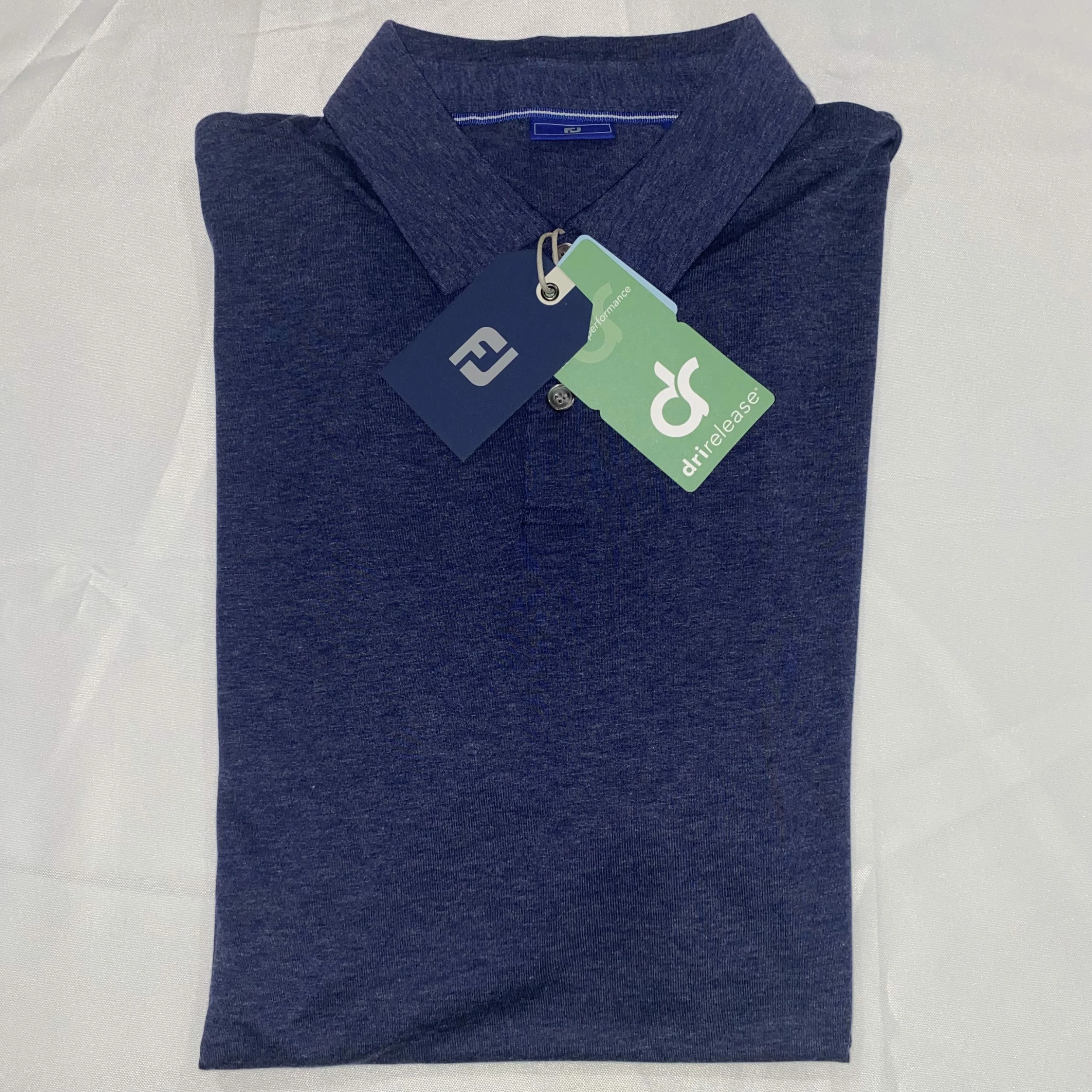 Footjoy 1857 Men's Polo - Navy 3 Footjoy 1857 Men's Polo - Navy