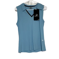Foray Women's Top - Baby Blue/Navy