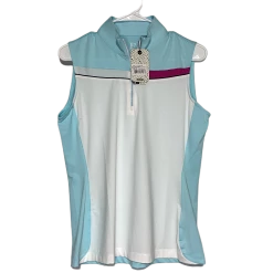 EPNY Women's Top - White/Aqua/Pink
