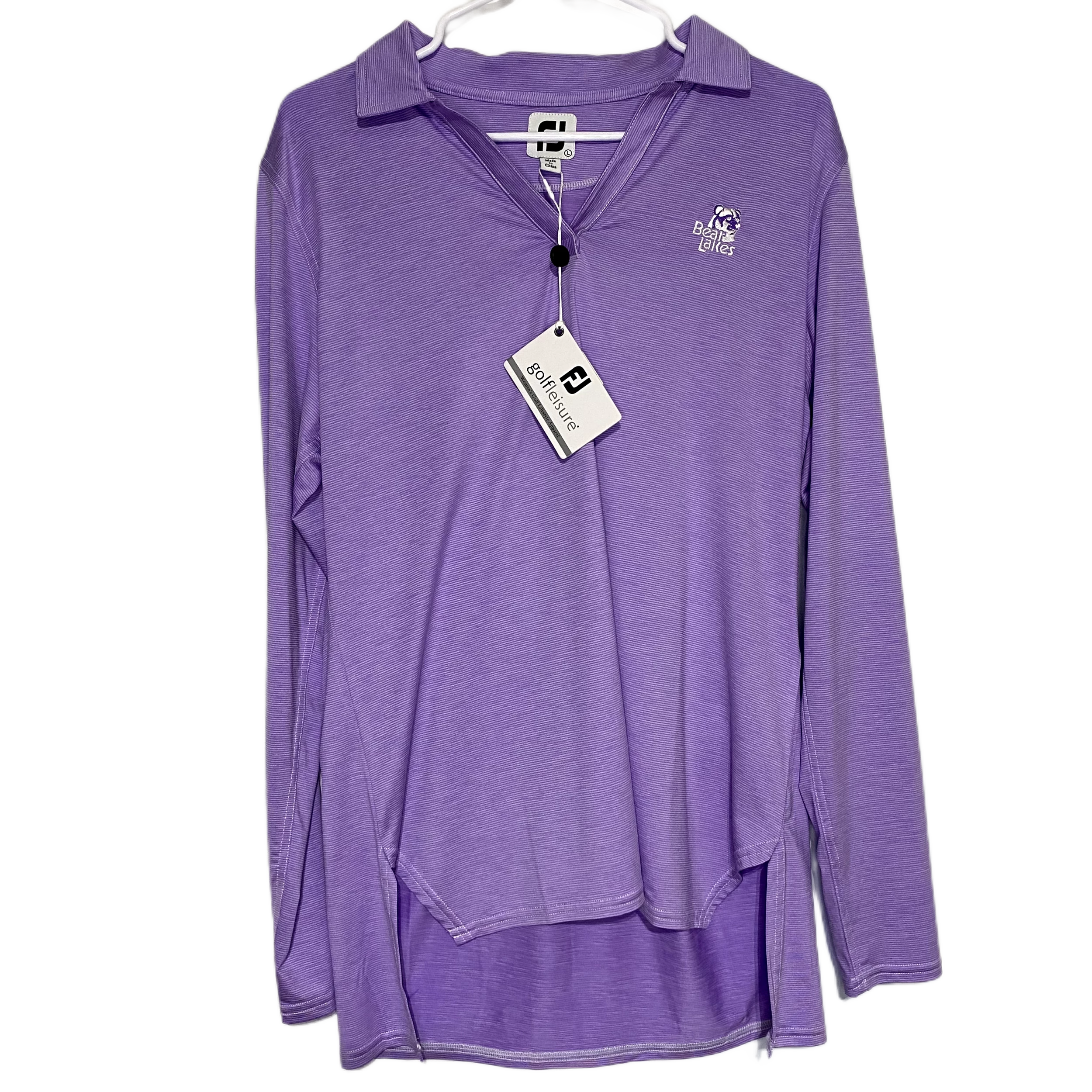 Footjoy Women's Top - Purple/White 3 Footjoy Women's Top - Purple/White