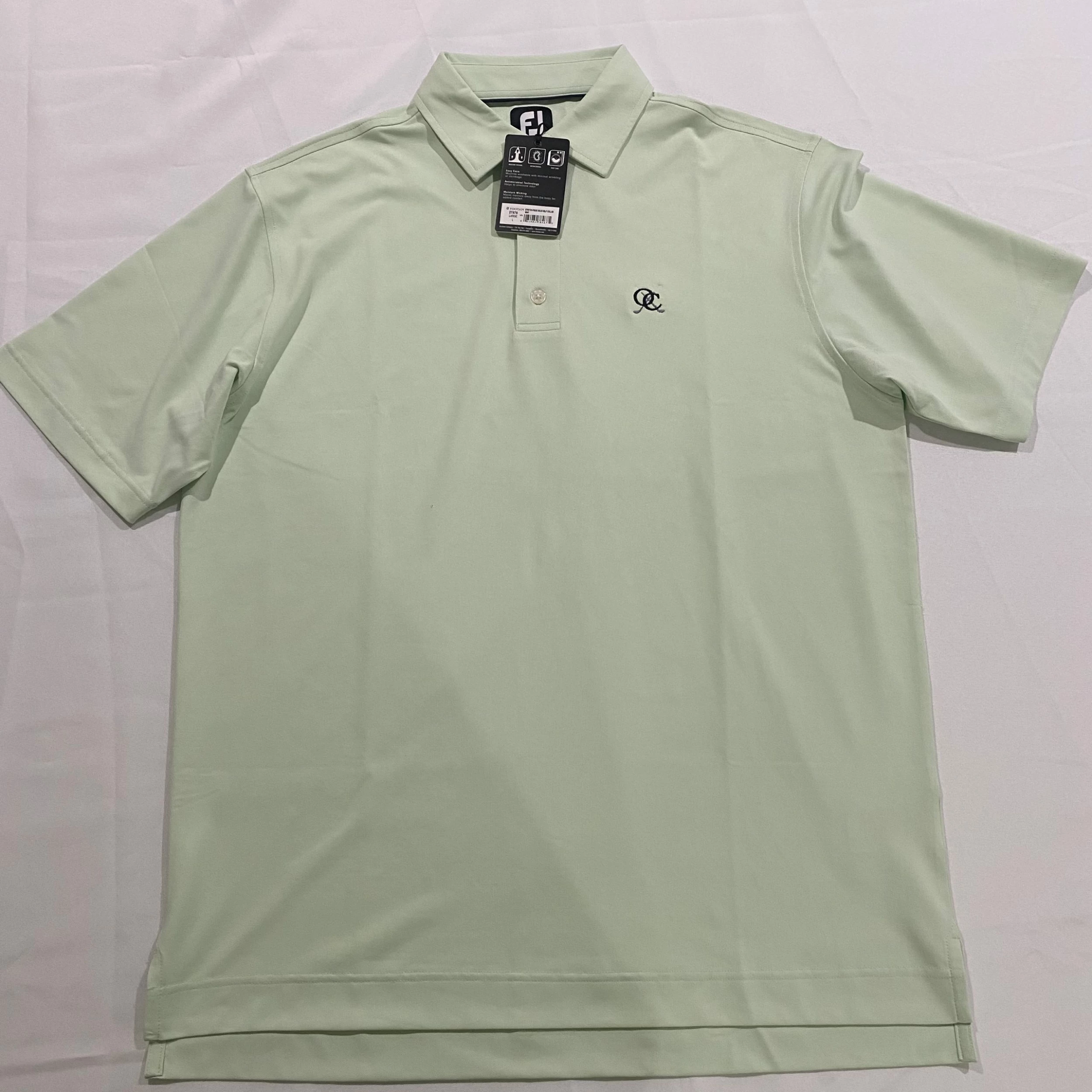 Footjoy Men's Polo - Light Green 4 Footjoy Men's Polo - Light Green - Image 2