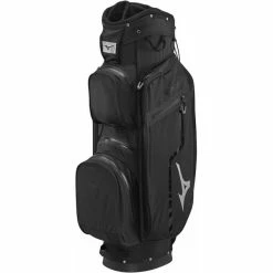 Mizuno BR DRI W/P Cart Bag 14 Way Divider Jack Black Silver