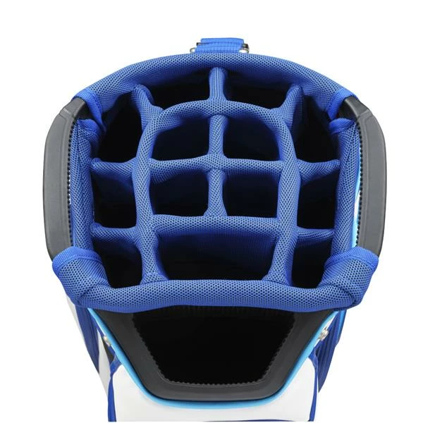 Mizuno Tour Cart Bag 22 14W White Blue 4 Mizuno Tour Cart Bag 22 14W White Blue - Image 2