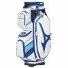 Mizuno Tour Cart Bag 22 14W White Blue -Cheap Apparel Store BTOURCRT22003 L