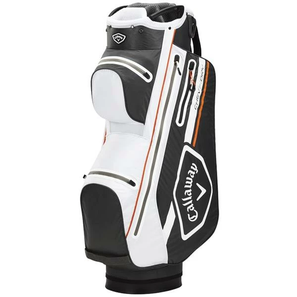 Callaway Chev Dry 14 Cart Bag Black White Gold 3 Callaway Chev Dry 14 Cart Bag Black White Gold
