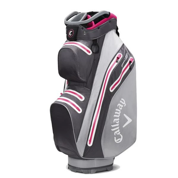 Callaway Org 14 HD Cart Bag Charcoal Silver Pink 3 Callaway Org 14 HD Cart Bag Charcoal Silver Pink