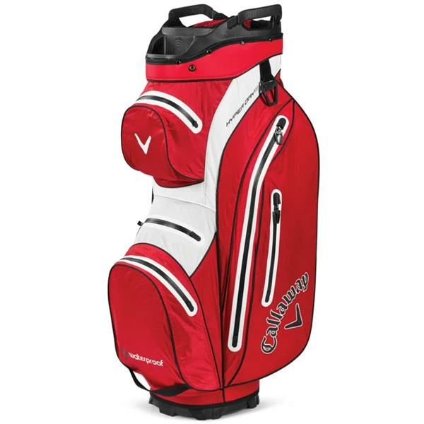 Callaway Hyper Dry 15 Cart Bag Red - White 3 Callaway Hyper Dry 15 Cart Bag Red - White