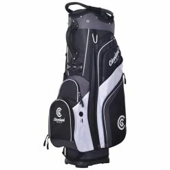 Cleveland Friday Cart Bag Black - Charcoal - White