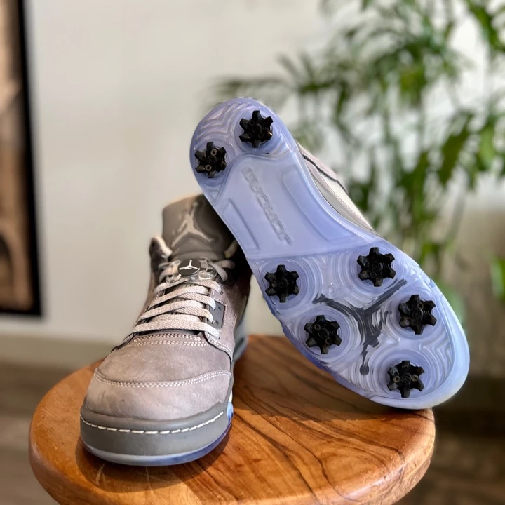 Nike Air Jordan V 5 Low “wolf Grey” Golf Shoes Size 10 7 Nike Air Jordan V 5 Low “wolf Grey” Golf Shoes Size 10 - Image 5