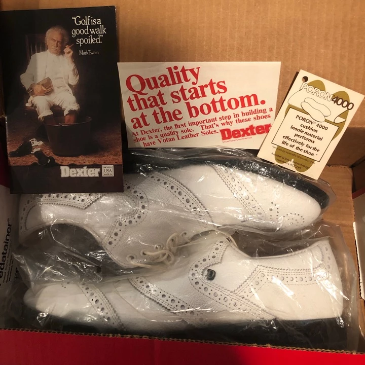 Other NOS Dexter Olympic Full Grain Leather Tom Watson 4 Other NOS Dexter Olympic Full Grain Leather Tom Watson - Image 2