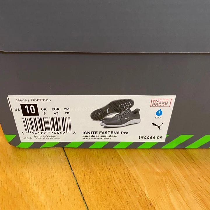 PUMA Golf Puma Ignite Fasten 8 Golf Shoes Size 10 4 PUMA Golf Puma Ignite Fasten 8 Golf Shoes Size 10 - Image 2