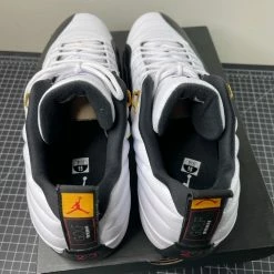 Nike Air Jordan XII 12 Low Golf Taxi White Black Gold DH4120-100 - Size 15 New -Cheap Apparel Store IMG202302250736253559079669551