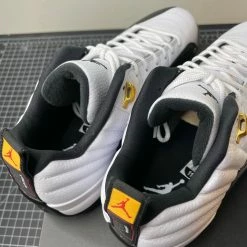 Nike Air Jordan XII 12 Low Golf Taxi White Black Gold Shoes DH4120-100 Size 11 New 9 Nike Air Jordan XII 12 Low Golf Taxi White Black Gold Shoes DH4120-100 Size 11 New -Cheap Apparel Store IMG202302250749402693211384978