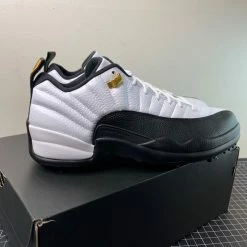 Nike Air Jordan XII 12 Low Golf Taxi White Black Gold Shoes DH4120-100 Size 11 New 10 Nike Air Jordan XII 12 Low Golf Taxi White Black Gold Shoes DH4120-100 Size 11 New -Cheap Apparel Store IMG202302250749403834262394805
