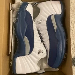 Air Jordan XII Low Golf - White/Blue - Size 9