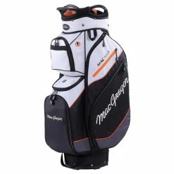 MacGregor Mac 14.0 10" Cart Bag Silver - Black - Orange