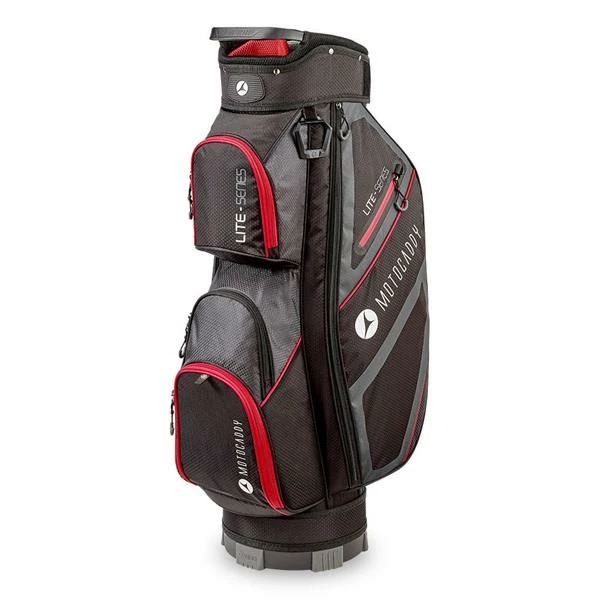 Motocaddy Lite Series Cart Bag Black Red 3 Motocaddy Lite Series Cart Bag Black Red
