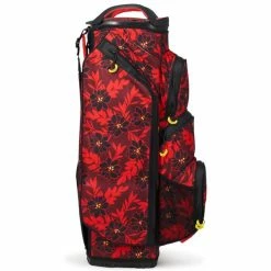 Ogio By Callaway All Elements Silencer Cart Bag Red Flower Party -Cheap Apparel Store OG23A0301007 3 L