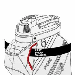 Ping Pioneer Monsoon 201 Cart Bag Azure Black -Cheap Apparel Store PI20A0301003 2 L