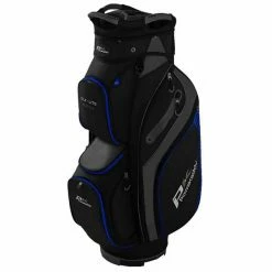 PowaKaddy DLX Lite Edition Cart Bag Black Titanium Blue
