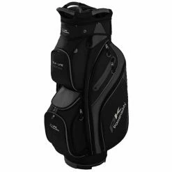 PowaKaddy DLX Lite Edition Cart Bag Black - Titanium - Silver