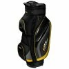 PowaKaddy Premium Edition Cart Bag Black Gunmetal Yellow -Cheap Apparel Store PW20A0303003 L