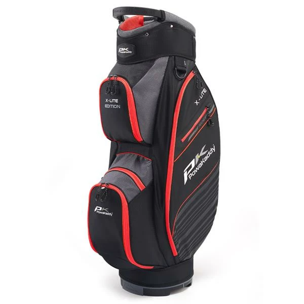 PowaKaddy X-Lite Cart Bag Black - Gunmetal - Red 3 PowaKaddy X-Lite Cart Bag Black - Gunmetal - Red