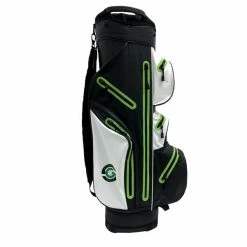 Stinger Golf Storm Dri Cart Bag Black - White - Green -Cheap Apparel Store SG008003 4 L