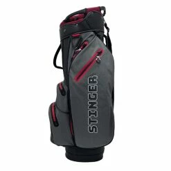 Stinger Golf Rain Dry Waterproof Cart Bag Grey Black Red