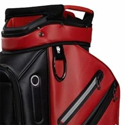 TaylorMade Deluxe Cart Bag Red - Black 8 TaylorMade Deluxe Cart Bag Red - Black -Cheap Apparel Store TA22A0308001 2 L