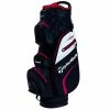 TaylorMade Deluxe Waterproof Cart Bag Black - White - Red