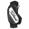 Titleist Jet Black Midsize Staff Bag 0S Black - White -Cheap Apparel Store TB20SF4002 2 L