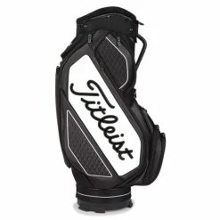 Titleist Jet Black Midsize Staff Bag 0S Black - White