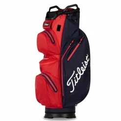 Titleist Cart 14 StaDry Bag 0S Navy - Red