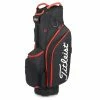 Titleist 14 Cart Bag Black Black Red -Cheap Apparel Store TB22CT6001 L