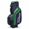 Titleist Shamrock Cart 14 Bag NAVY GREEN GOLD -Cheap Apparel Store TB23CT6SH001 L