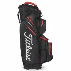 Titleist Cart 14 StaDry Bag Black Black Red -Cheap Apparel Store TB23CT9001 3 L