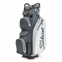 Titleist Cart 14 StaDry Bag Charcoal Grey White